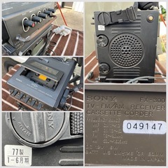 ■ソニー ジャッカル TVラジカセ/ラテカセ■SONY FX-300 JACKAL■通電のみ確認済み ジャンク品 現状品の画像