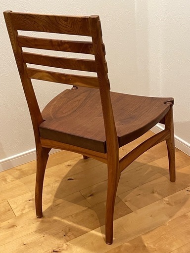 もうすぐ終了❗️木製スラットバックチェア