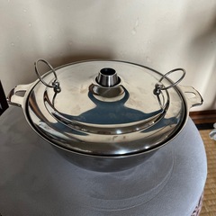 [日本製］仔犬印　１８－８しゃぶしゃぶ鍋 ２４ｃｍ　（18024） 本間製作所の画像