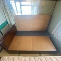 セミダブルベッド2台！引き取りに来てくれる方限定！の画像