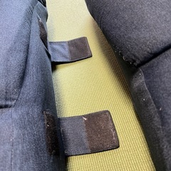 【取引中】ニトリソファ 紺色(1人用×2)の画像