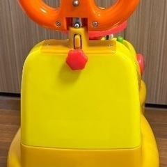 野中製作所 らくらくキャスターα 押し手付乗用 ワンワンとうーたん　6ヶ月（首と腰がすわった頃から）～4歳　室内のみで使用の画像