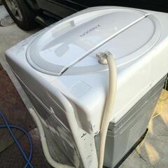 2021年製 TOSHIBA 東芝 縦型洗濯乾燥機 ZABOON 洗濯8.0kg/乾燥4.5kg AW-8V9 ヒーター乾燥(排気タイプ の画像