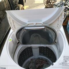 2021年製 TOSHIBA 東芝 縦型洗濯乾燥機 ZABOON 洗濯8.0kg/乾燥4.5kg AW-8V9 ヒーター乾燥(排気タイプ の画像