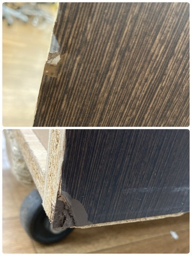 S783 ⭐中村敬木工 ワードローブ クローゼット ブラウンコンビカラー 幅60cm USED