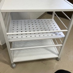 【配送無料】キャスター付きの棚✨　5206の画像