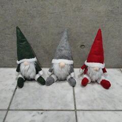 クリスマスミニツリー・サンタ人形3つの画像