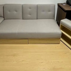ニトリ　ソファ（収納可能）の画像