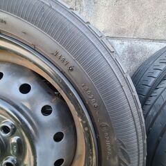 まもなく終了‼️スズキ純正タイヤホイール155/65r14インチの画像