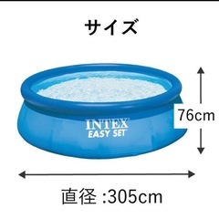 INTEX イージーセットプール305×76㎝の画像