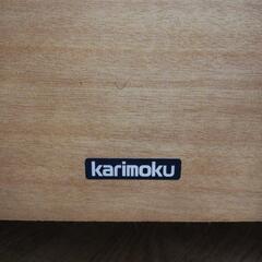 ☆ドリーム荒牧店☆ジモティー割引有☆ karimoku 収納付きベンチ RUSTICの画像