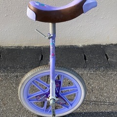 ブリヂストン　一輪車　18インチ　スタンド付きの画像