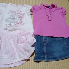 ベビー服　Tシャツ　スカートの画像