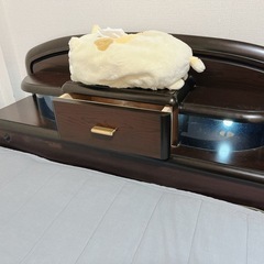 ライト・収納付きシングルベッドの画像