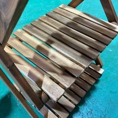 三段　折りたたみ式　棚　3段　キャンプ用　アウトドア　ウッド　木製　家具　インテリア　雑貨【47×30高58.7】の画像