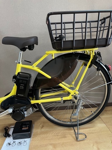 ✨ほぼ新品✨ ヤマハ電動自転車、購入日2025年5月26日、バッテリー15.8Ah、外観も美品で状態良好！