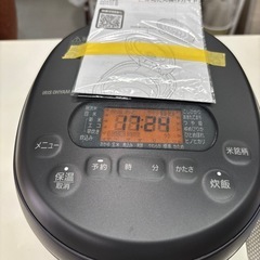 【アイリスオーヤマ炊飯器】【3合炊き】2024年製★クリーニング済み/6ヶ月保証付き【管理番号11708】野の画像