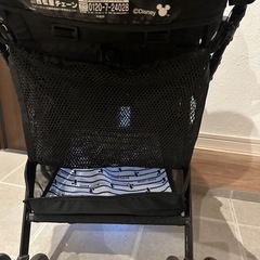 A型ベビーカー ミッキー 背面収納付きの画像