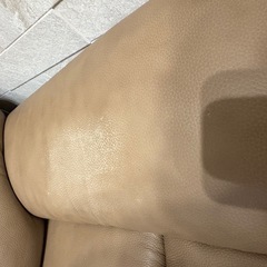 3人掛けソファ　オットマン付きの画像