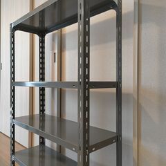 D&DEPARTMENT 工業用スチールシェルフ 4段 グレーの画像