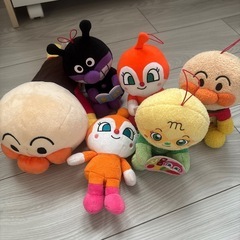 アンパンマン　ぬいぐるみセットの画像