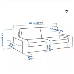 IKEAソファー・3人掛けの画像