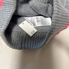 新品 GAP ニット帽 ハート型レインボー 54-56cmの画像