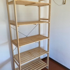 ニトリ　パインラック マンクス8240(4段)　ウッドラック　ウッドシェルフ　の画像