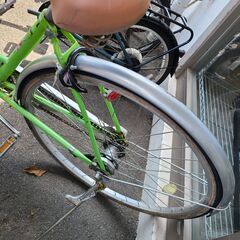 ★店頭にて試乗可★ J1317　【リユースのサカイ柏店】　シティサイクル　epi　ライトグリーン　27インチ　3段変速　オートライト　簡易クリーニング済　 中古自転車 　流山市 中古自転車 松戸市 中古自転車 我孫子市 中古自転車 船橋市 中古自転車 守谷市 中古自転車 取手市 中古自転車の画像