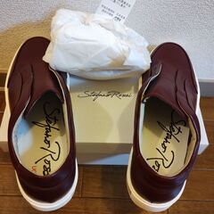 イタリアンブランド【STEFANO ROSSI】本革スニーカー【新品・未使用】の画像