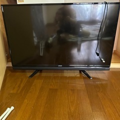 中古テレビマクスゼン43インチリモコン付き