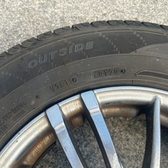 145/80R13 社外ホイール国産タイヤ4本セットの画像