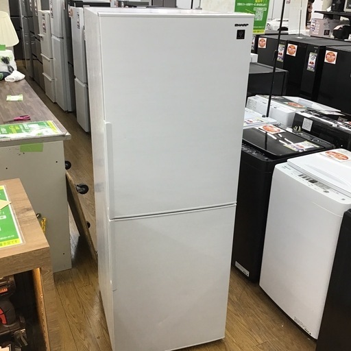 #H-37【ご来店頂ける方限定】SHARPの2ドア冷凍冷蔵庫です