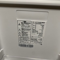 2ドア冷蔵庫の画像