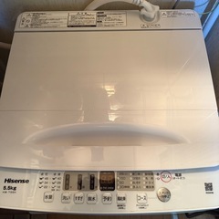 Hisense HW-T55H 洗濯機　2023年 の画像