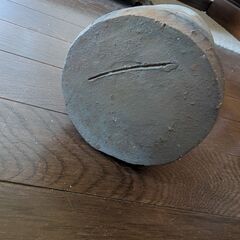 備前焼の花瓶③の画像