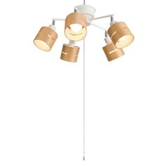 5灯シーリングライト(LED電球セット) 照明器具 照明　電球 LED IKEA ニトリ　LOWYA イケア　unico 照明 の画像
