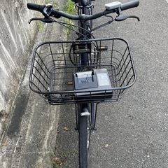 パナソニック　電動アシスト自転車　ネイビー色の画像