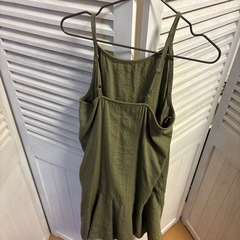 ⑰シャツワンピース キャミワンピース 110cmの画像