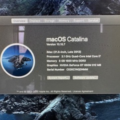 APPLE iMac の画像