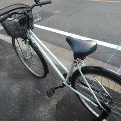 中古自転車３７１１　２７インチ　ギヤなし　LEDダイナモライトの画像
