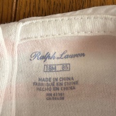 ★格安★ Ralph Lauren ベビー ポロシャツワンピース 18Mの画像
