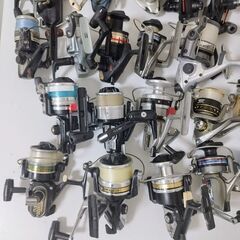 【中古】釣りリール40個まとめ売り/RYOBIDAIWAOlympicなどの画像