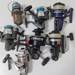 【中古】釣りリール40個まとめ売り/RYOBIDAIWAOlympicなどの画像