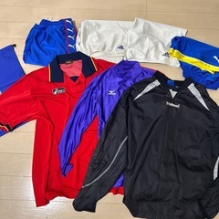 スポーツ　ジャージ　ポロシャツ　スポーツウェア　adidas ミズノ　asics など　まとめ売り　メンズLの画像