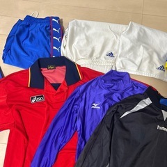 スポーツ　ジャージ　ポロシャツ　スポーツウェア　adidas ミズノ　asics など　まとめ売り　メンズLの画像
