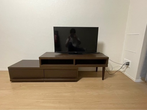 シャープAQUOS 32型液晶テレビ　& 北欧風テレビ台