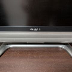 シャープ製37型フルHD液晶テレビの画像