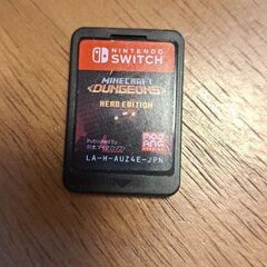 任天堂スイッチソフト2タイトルセット   ポケットモンスターソード  マインクラフトダンジョンズの画像