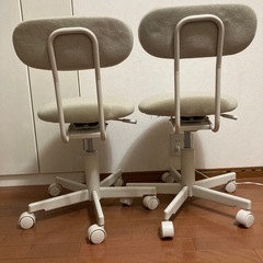 【無印良品】　2脚セット　ワークチェアの画像